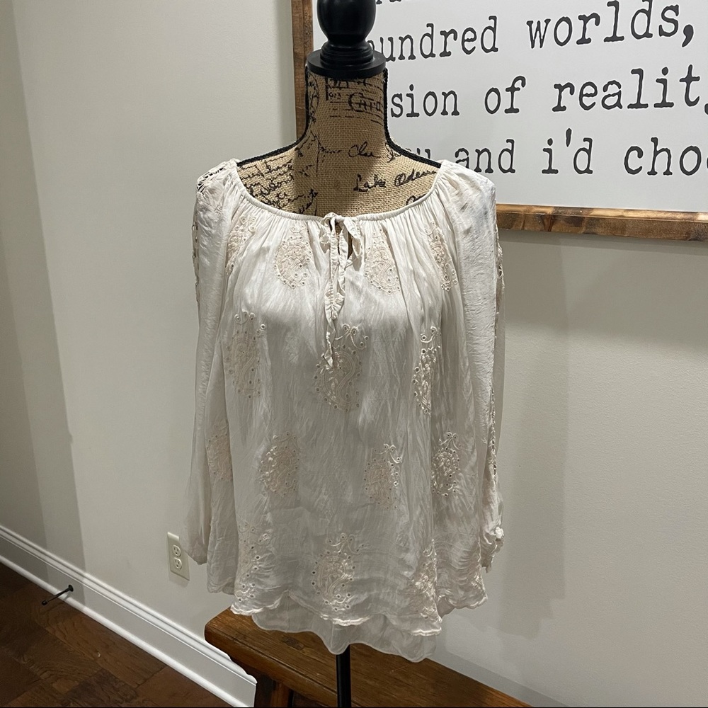 Tempo Paris silk top made in Italy